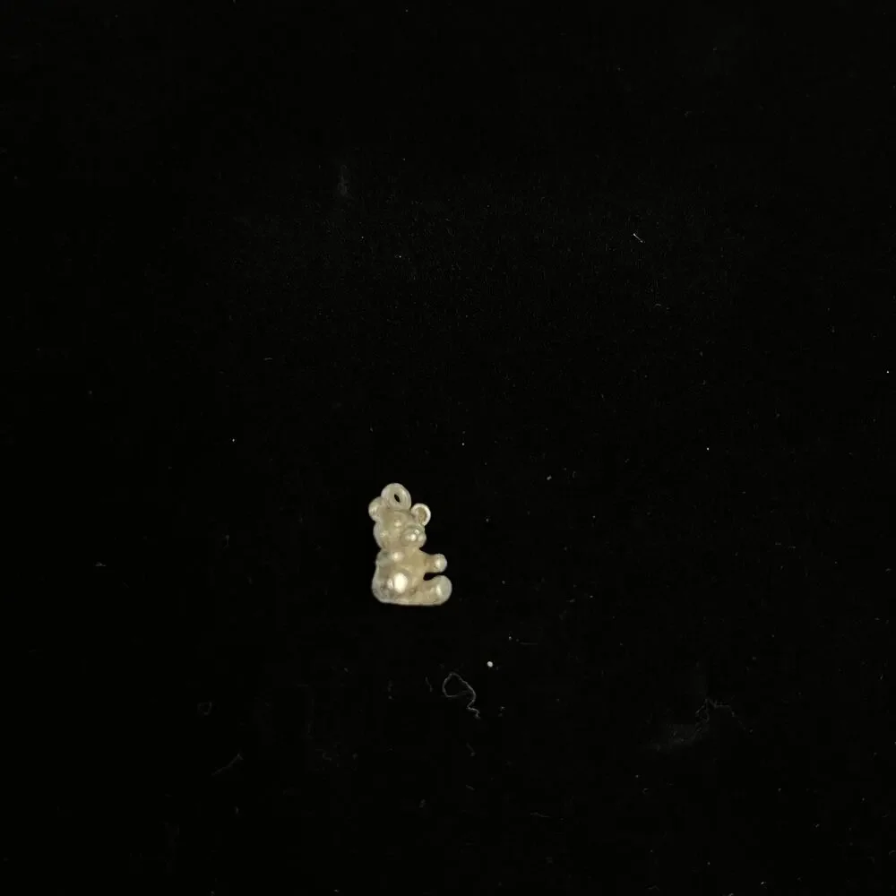 James Avery Retired Sterling Silver Teddy Bear Charm Cut Loop